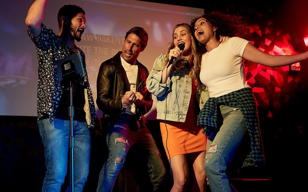 SingCast MAX Bluetooth Video Casting Karaoke Machine, Party Speaker, Micropho...