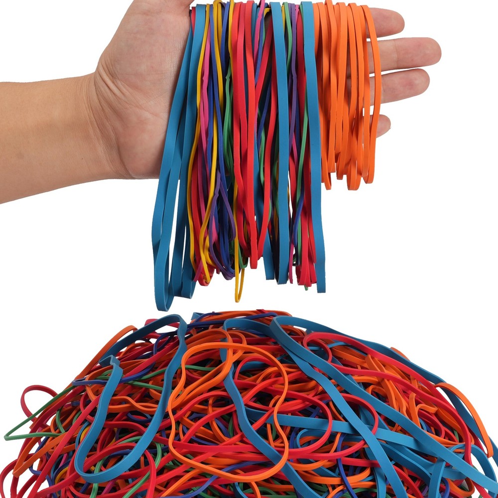 Assorted Rubber Bands Bulk Multicolor Elastic Stretchable set 0.5lb