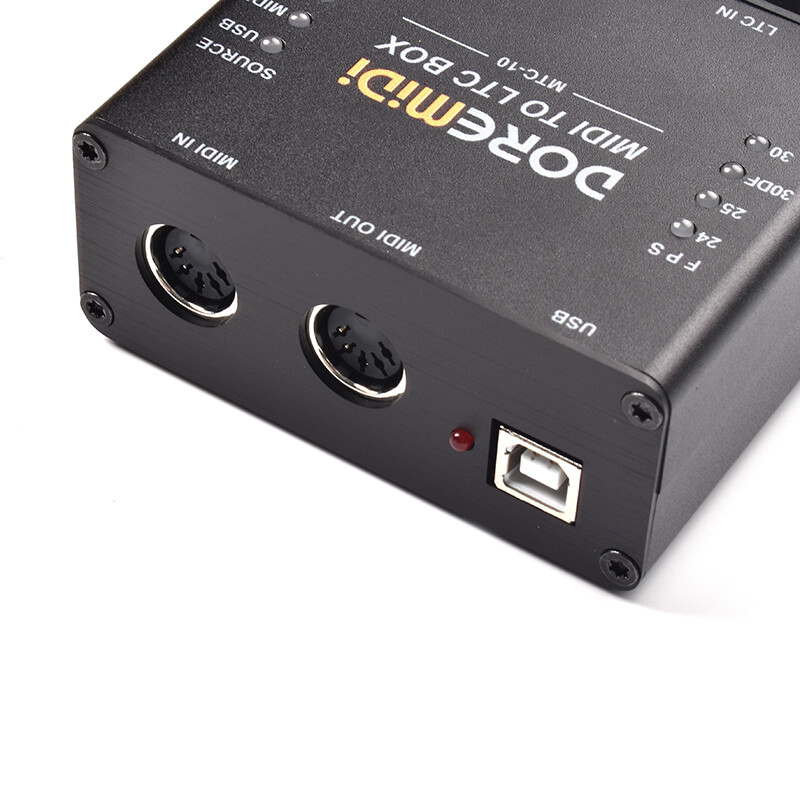 MIDI To LTC Box (MTC-10) Is A MIDI Time Code and SMPTE LTC Time Code Conversion