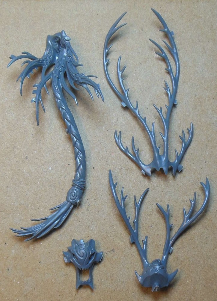 Sylvaneth - Head Tassle (a) Bits Bitz Kitbash AoS Treelord Ancient Warhammer