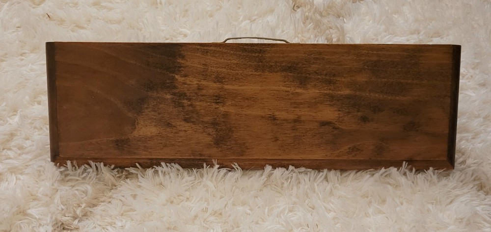 Vintage Solid Wood Wall Shelf 12" Length Cottagecore