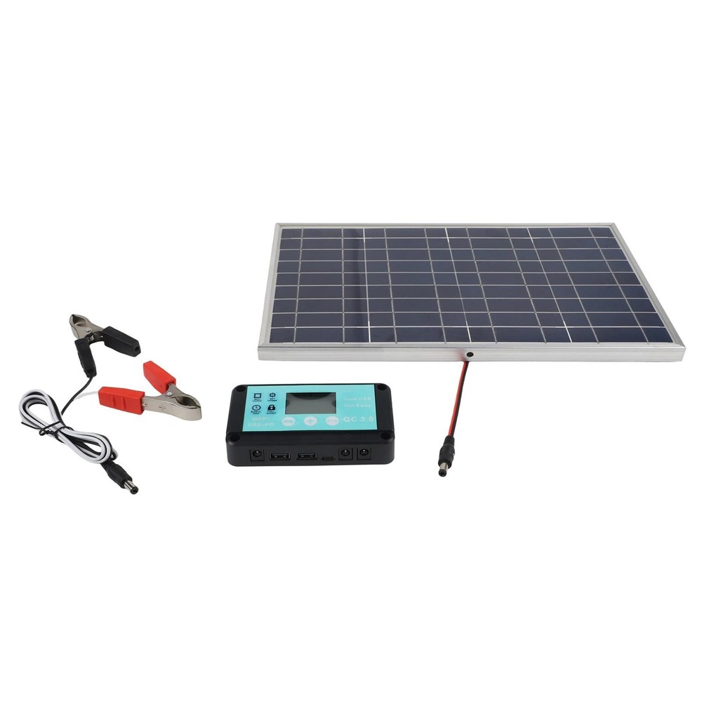 100 Watt Solar Panel Kit with Controller for Portable Energy Solutions