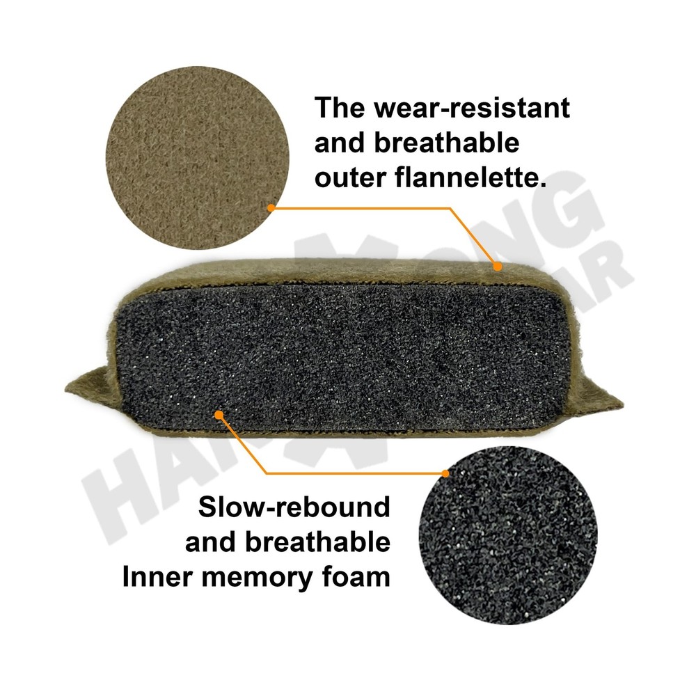 Universal Tactical Airsoft Outdoor Combat Internal Replacement Memory Foam Pa...