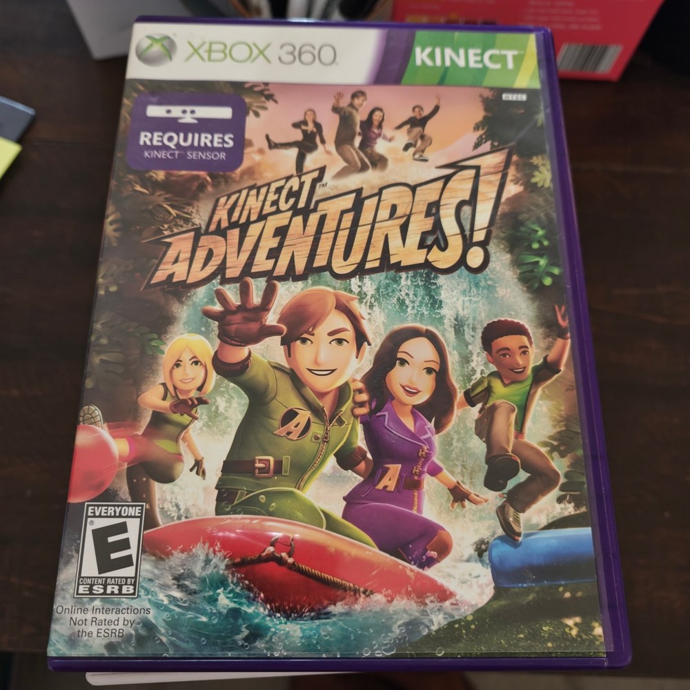 Kinect Adventures! Standard Case Xbox 360 Kinect Rare Game