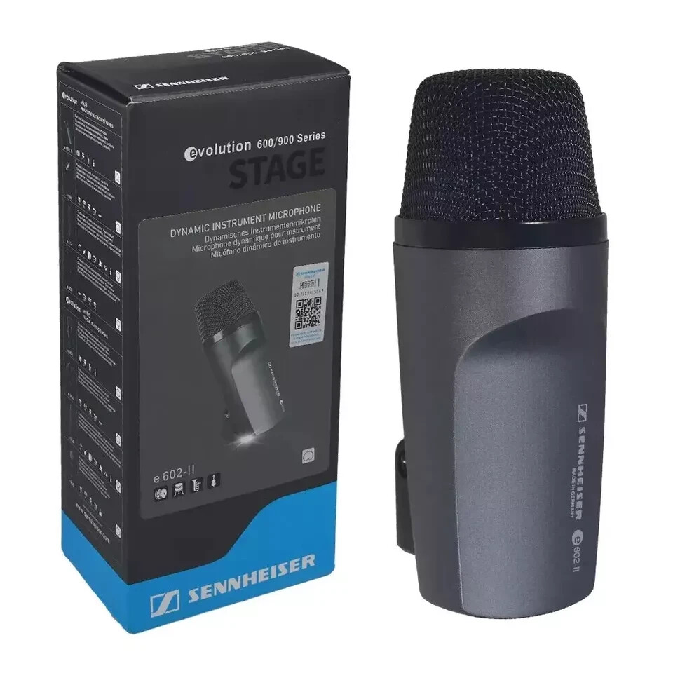 Sennheiser E 602-II Evolution Series Dynamic Wired Professional Microphone New
