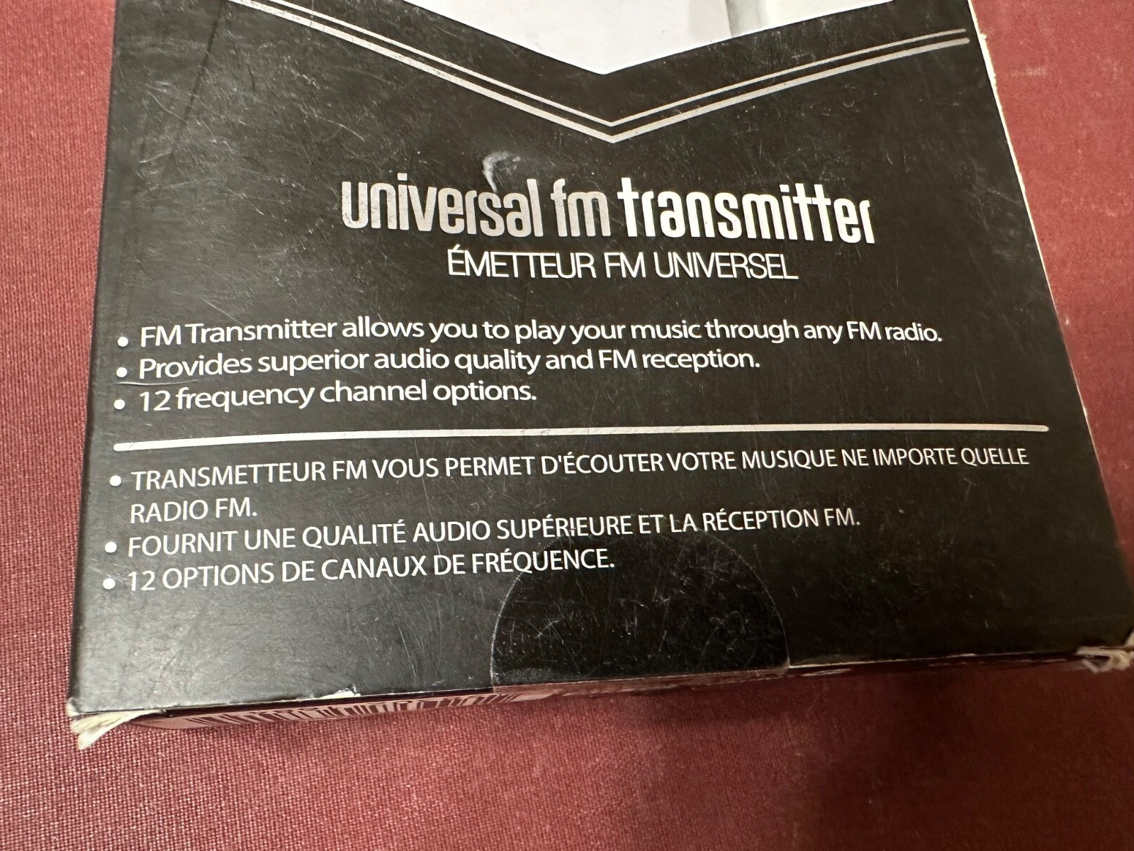 iessentials Universal FM Transmitter, Tune-Free Audio FM Transmitter