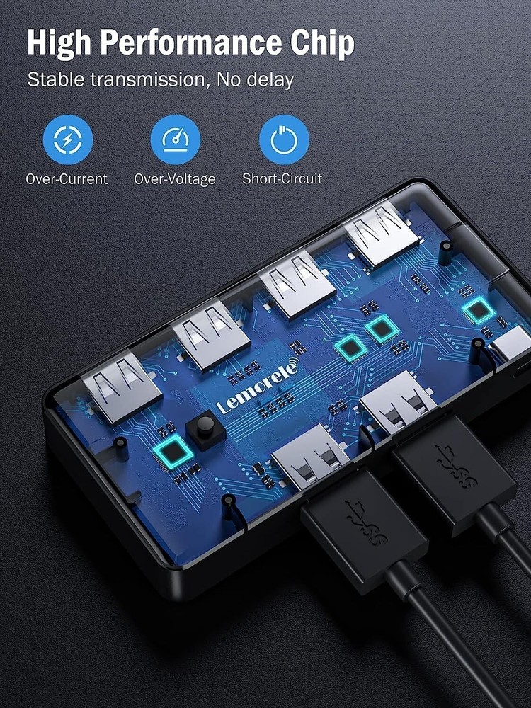 USB 3.0 Switch Selector 2 Computer Sharing 4 Devices Peripheral KVM Switcher Box
