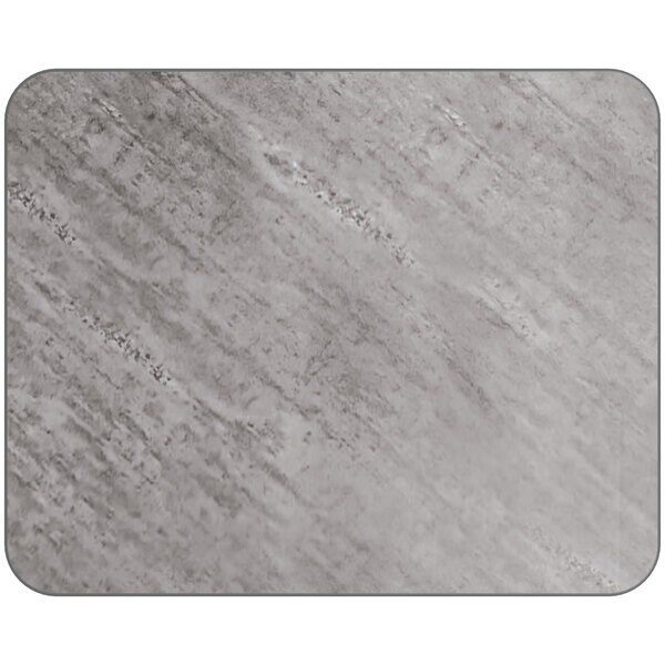 24" x 30" Rectangular Restaurant Table Top with Gray Slate Laminate Top Finish