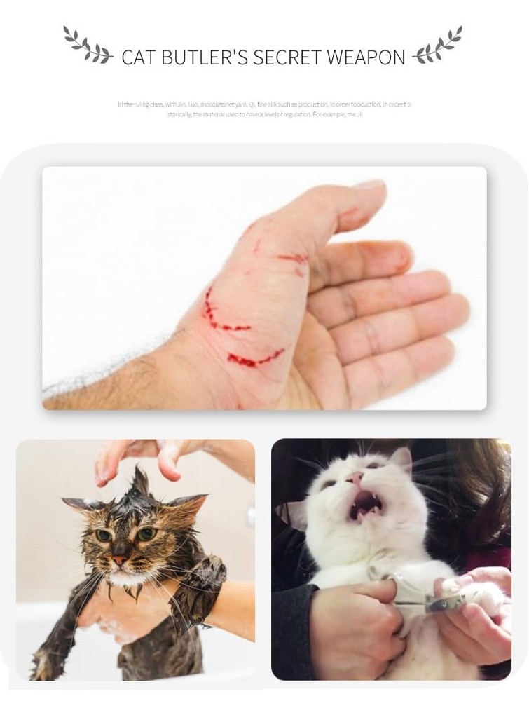 Astronaut Cat Muzzle Adjustable Helmet - Breathable Transparent Kitten Preven...
