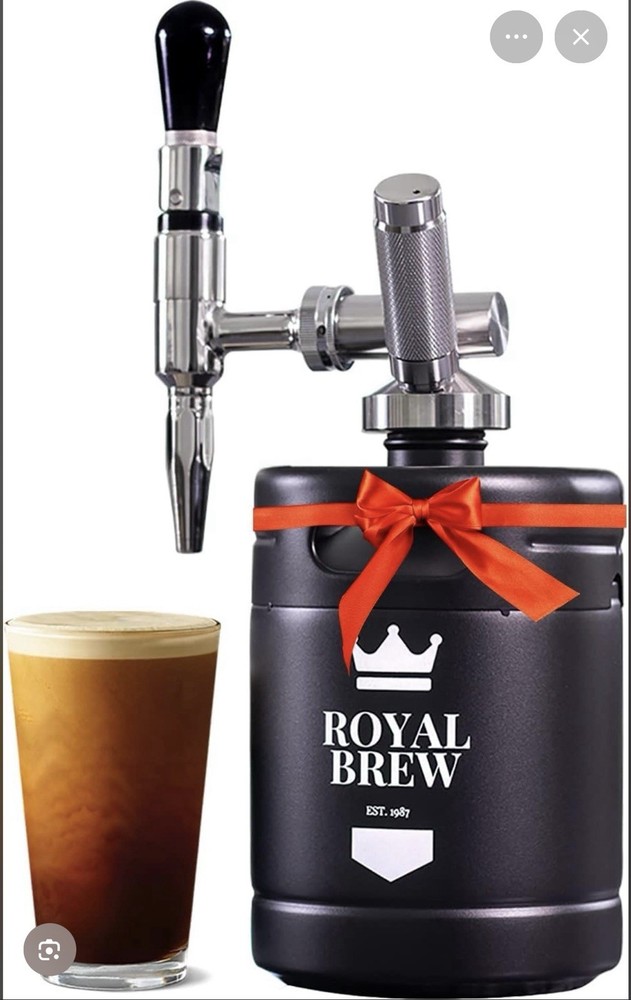 Royal Brew Nitro Cold Brew Coffee Maker Black