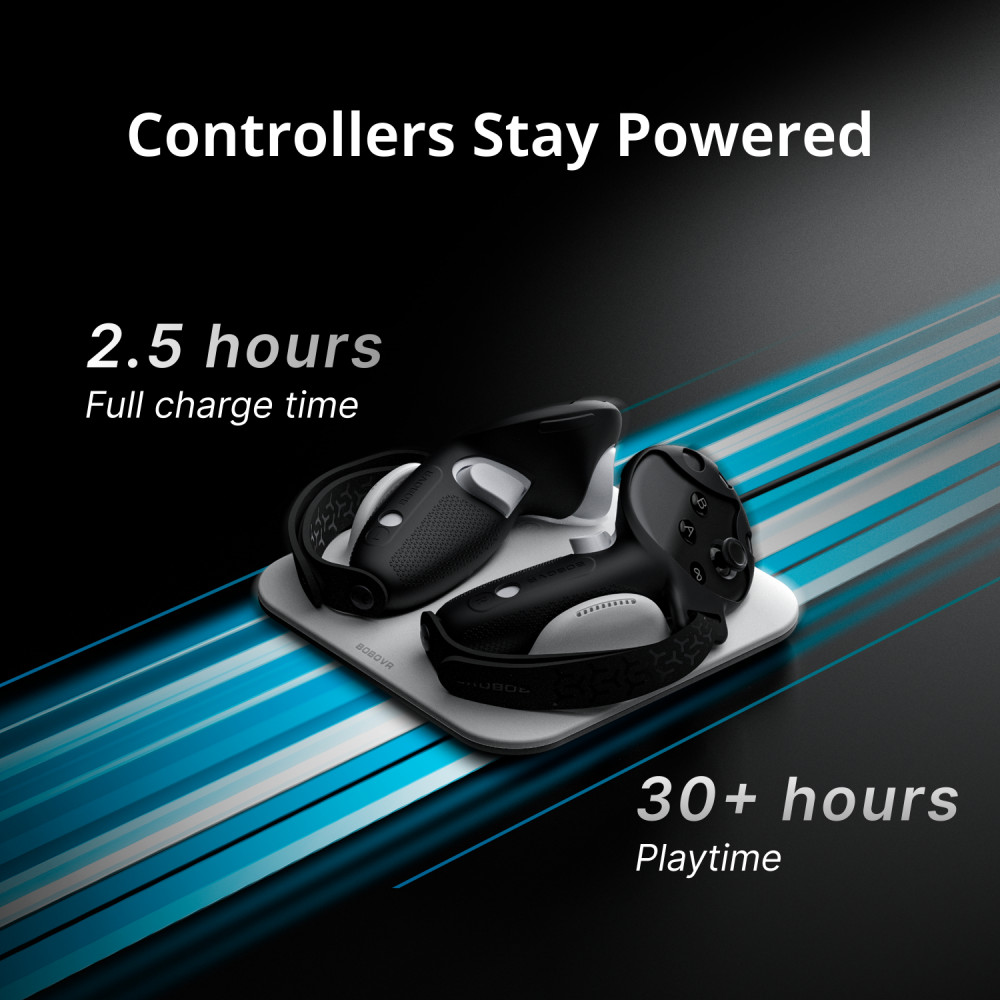 BOBOVR CD3 Controller Wireless Charging Combo, For Meta Quest 3/3S Controller