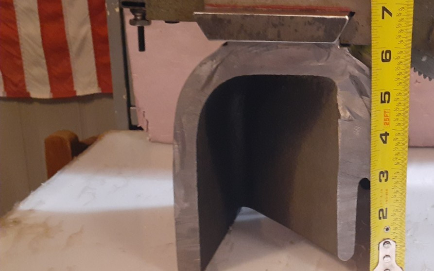 HARDINGE DV-59-3-1/2" DOVETAIL BED SLIDE With CAST IRON BED CUT TO 4-3/4" Long