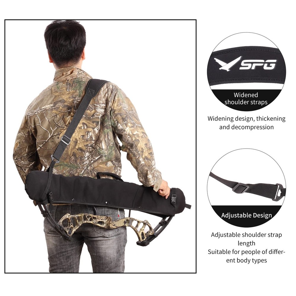 Archery Compound Bow Sling String Bow Carrier Compound Bow Cams Sling Case Ca...
