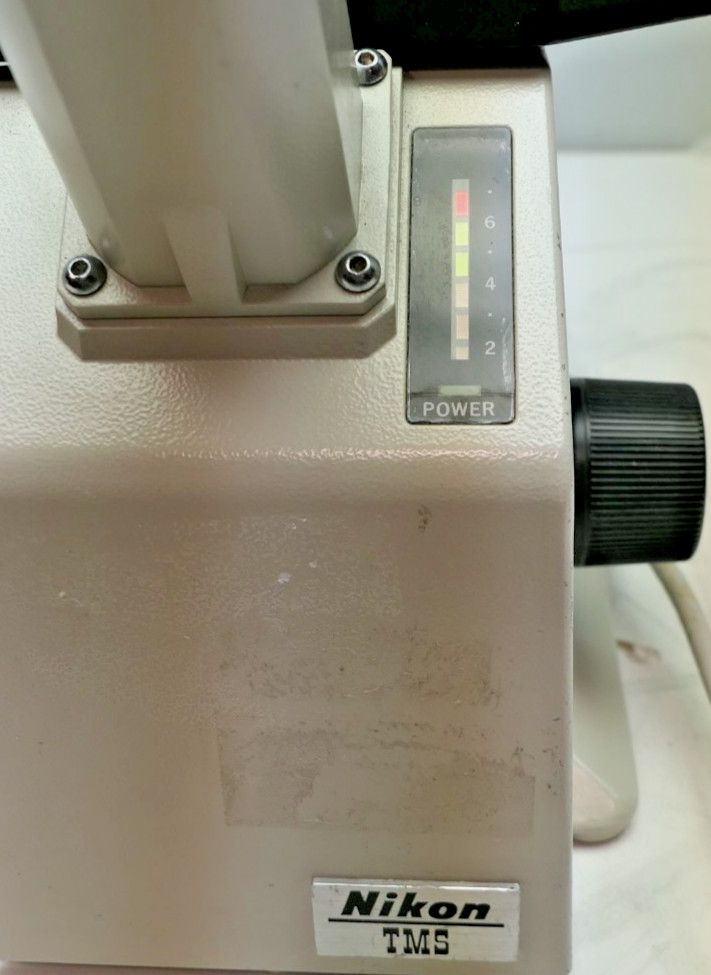 Nikon TMS Inverted Phase Contrast Binocular Microscope not turning on