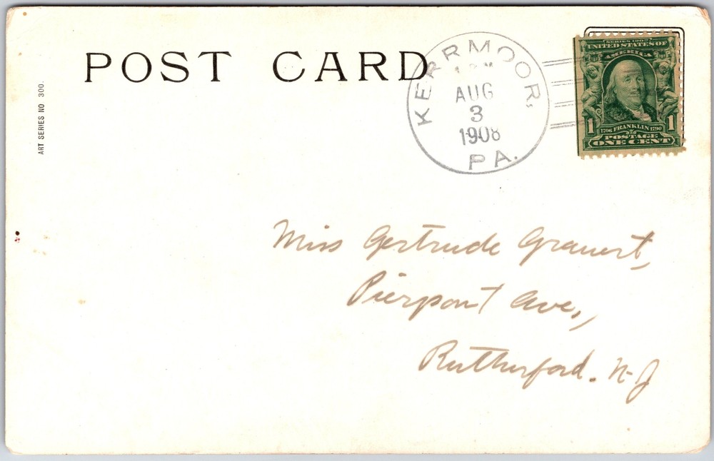 1908 Midday Rest Cattle Raising Posted Postcard