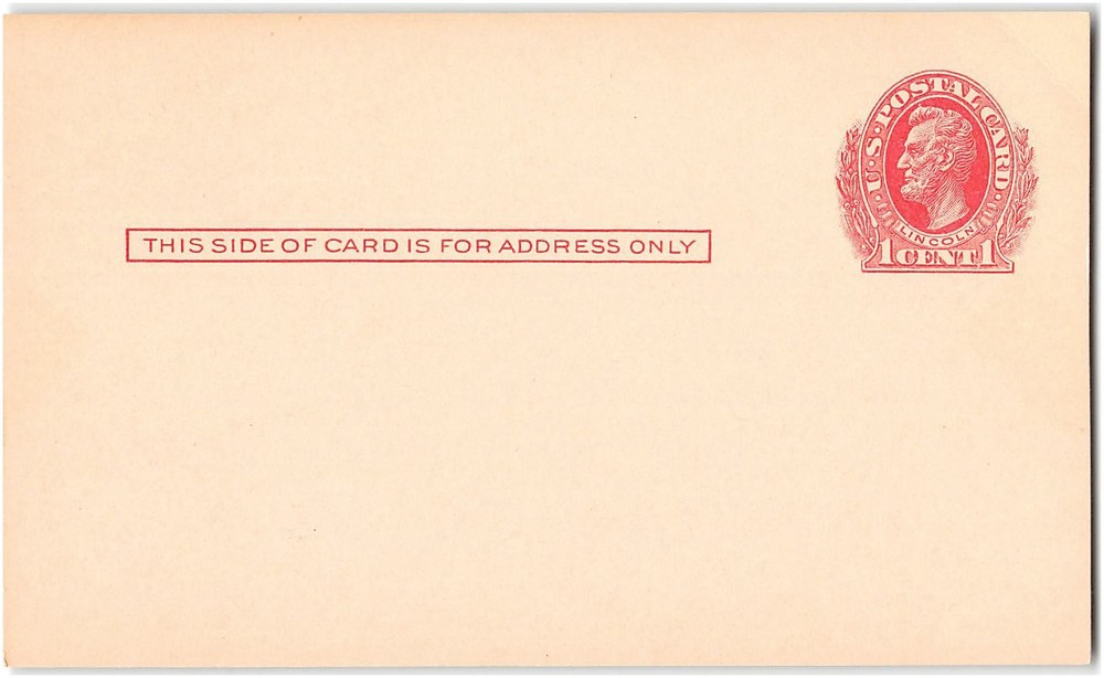 US #UX23 Mint postal card