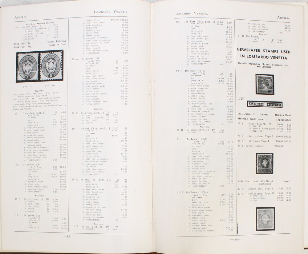 Billig's Philatelic Handbook Vol I
