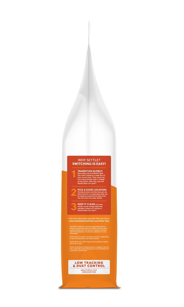 Cat Litter Low Tracking & Dust Control Unscented Cat Litter Flushable 28 lb