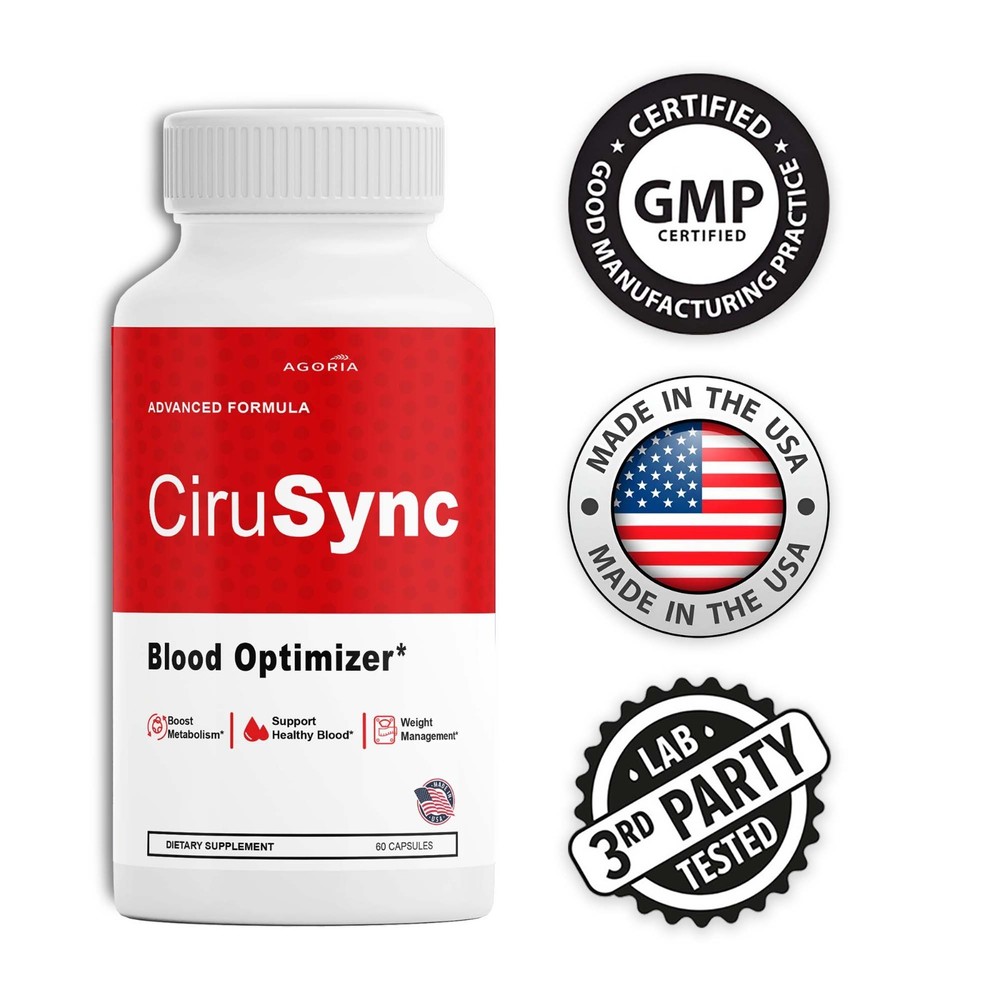 (2 Pack) CircuSync Advanced Blood Support Formula Supplement Circu Sync Capsules