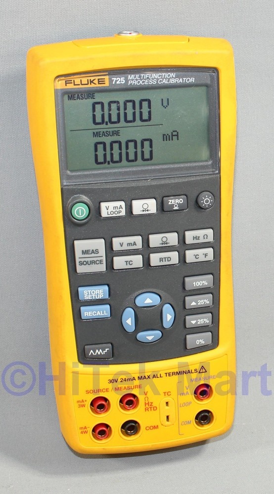 Fluke 725 Multifunction Process Calibrator Meter Multimeter with Accessories