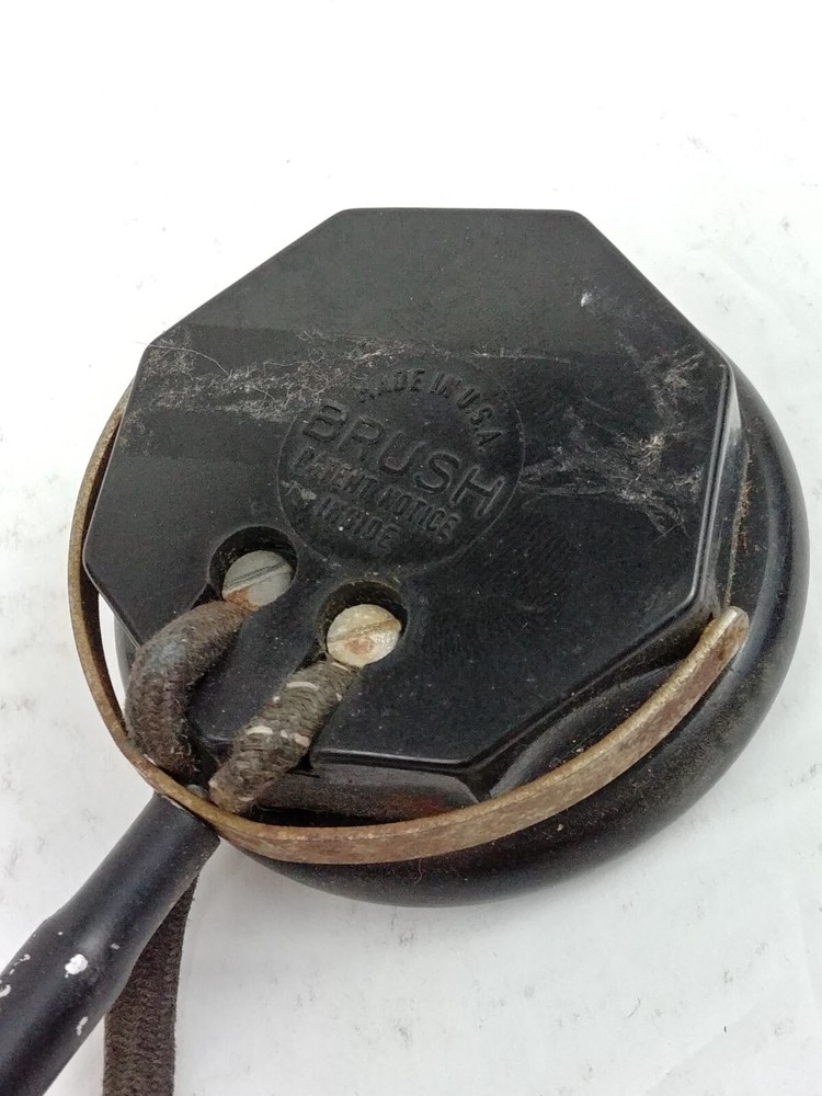 Vintage Brush Telescoping Microphone UNTESTED Electronics Development Black Rod