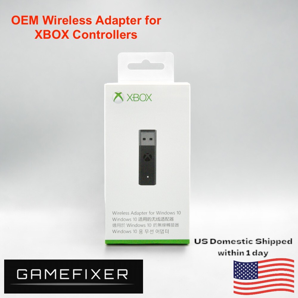 New OEM Microsoft Xbox One Wireless Controller Adapter for Windows PC Brand New