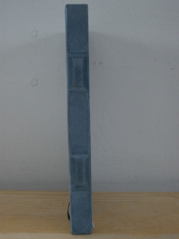 Think. Create. Record. Embossed Casualsuede Journal Blue