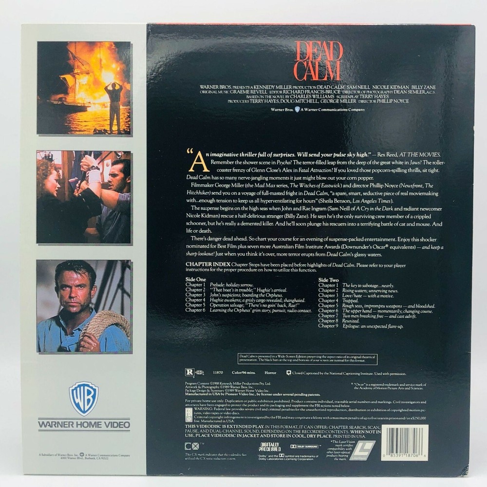 Dead Calm LASERDISC