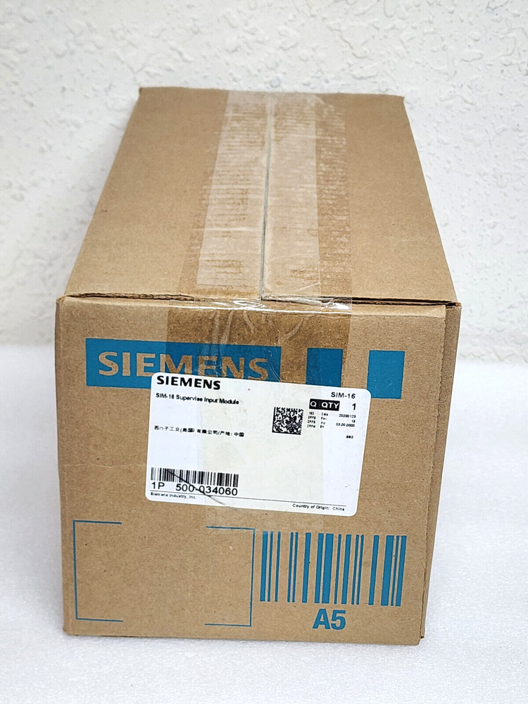 SIEMENS SIM-16 SUPERVISED INPUT MODULE 500-034060