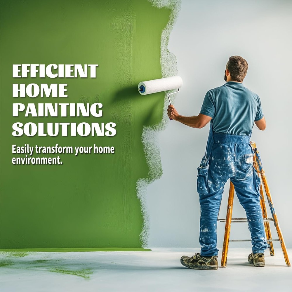 20 PCS Paint Roller Set, 9"4"American Paint Roller, Multi Purpose Paint Tray ...