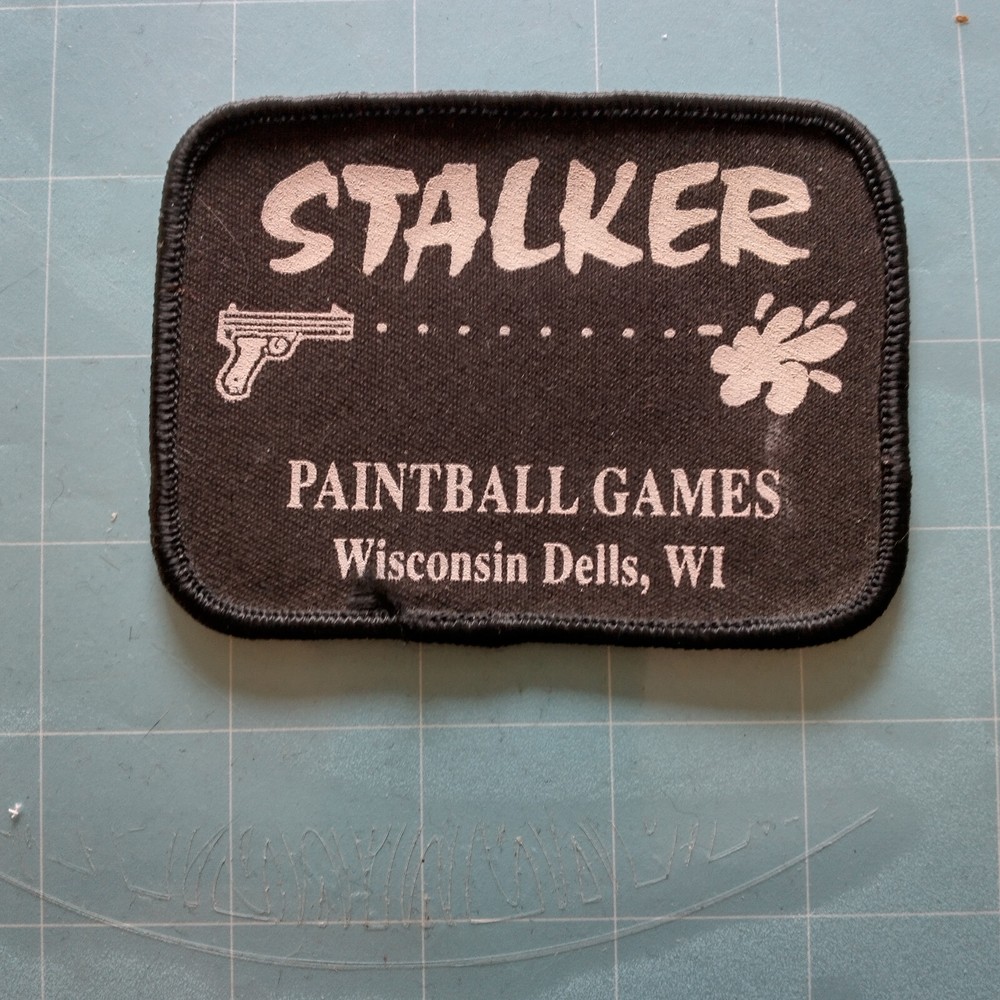 Stalker Paintball Dames Patch Wisconsin Dells WI Patch size 4x2.5