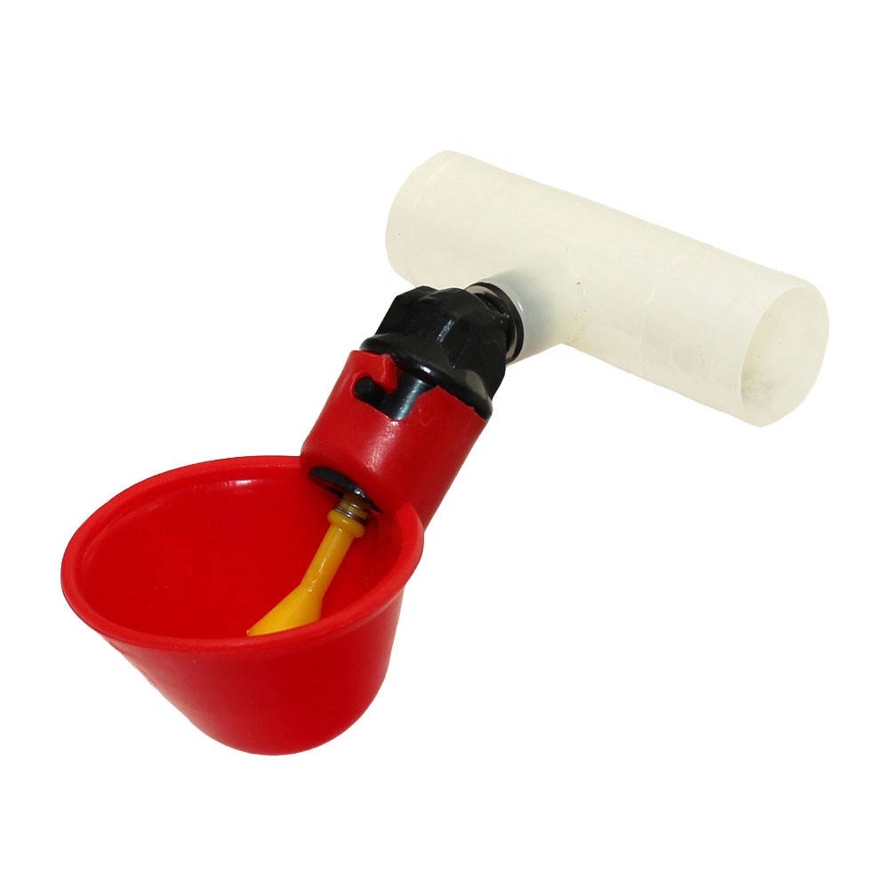OTK20-0428 Automatic Drinker Cup w/ Clear Plastic Fitting for Universal Products