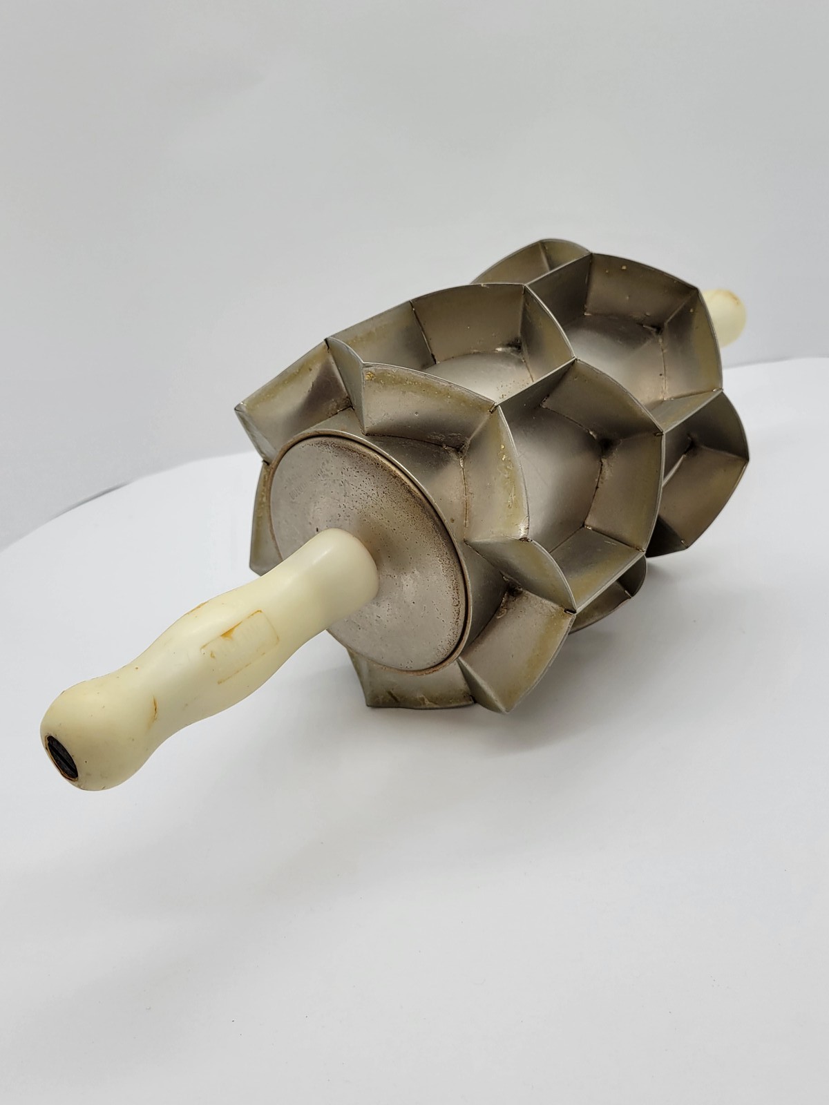 Moline Commercial Rotary Rolling Biscuit Donut Dough Cutter Hexagon Vintage