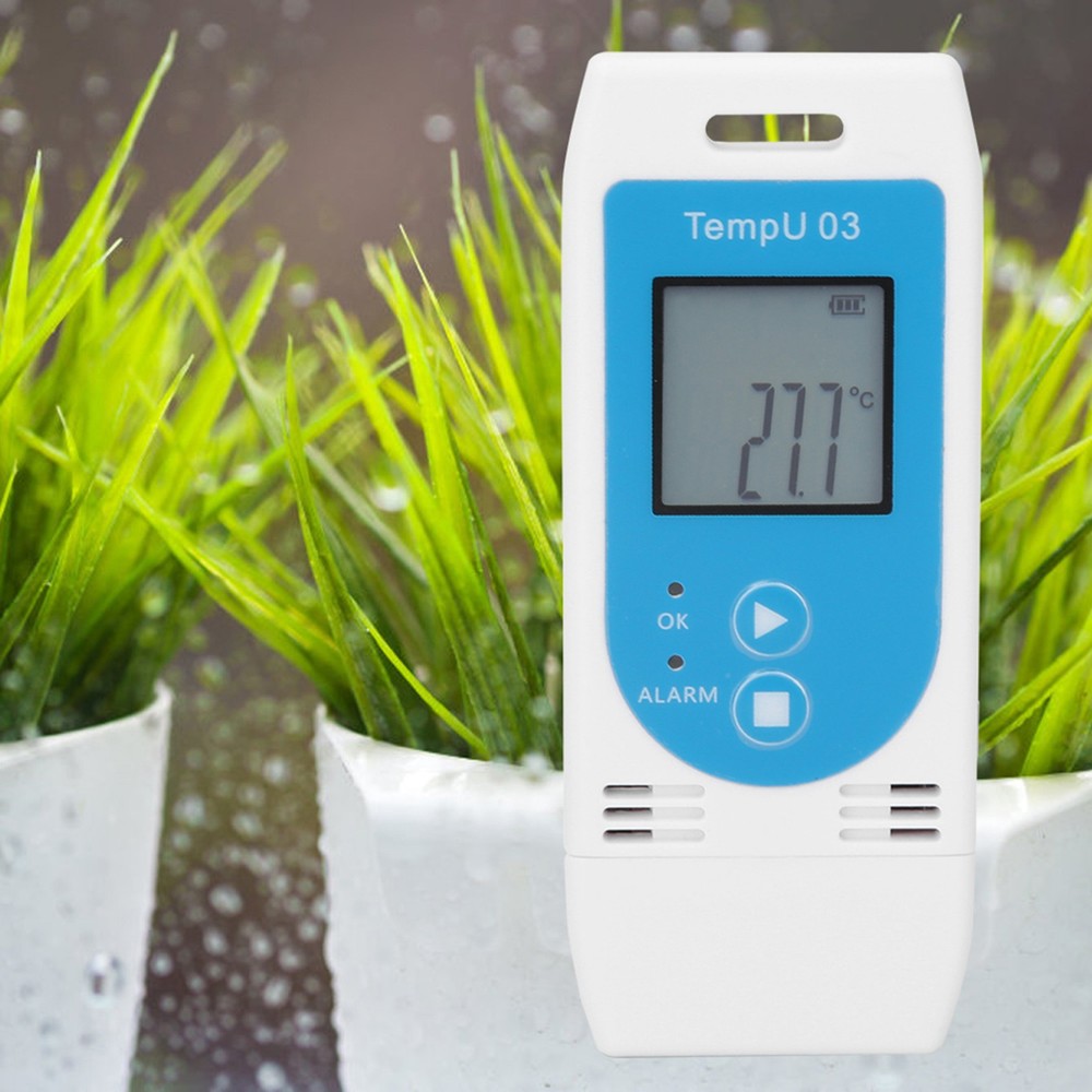 LCD USB Temperature And Humidity Data Logger PDF Datalogger Recorder BEA