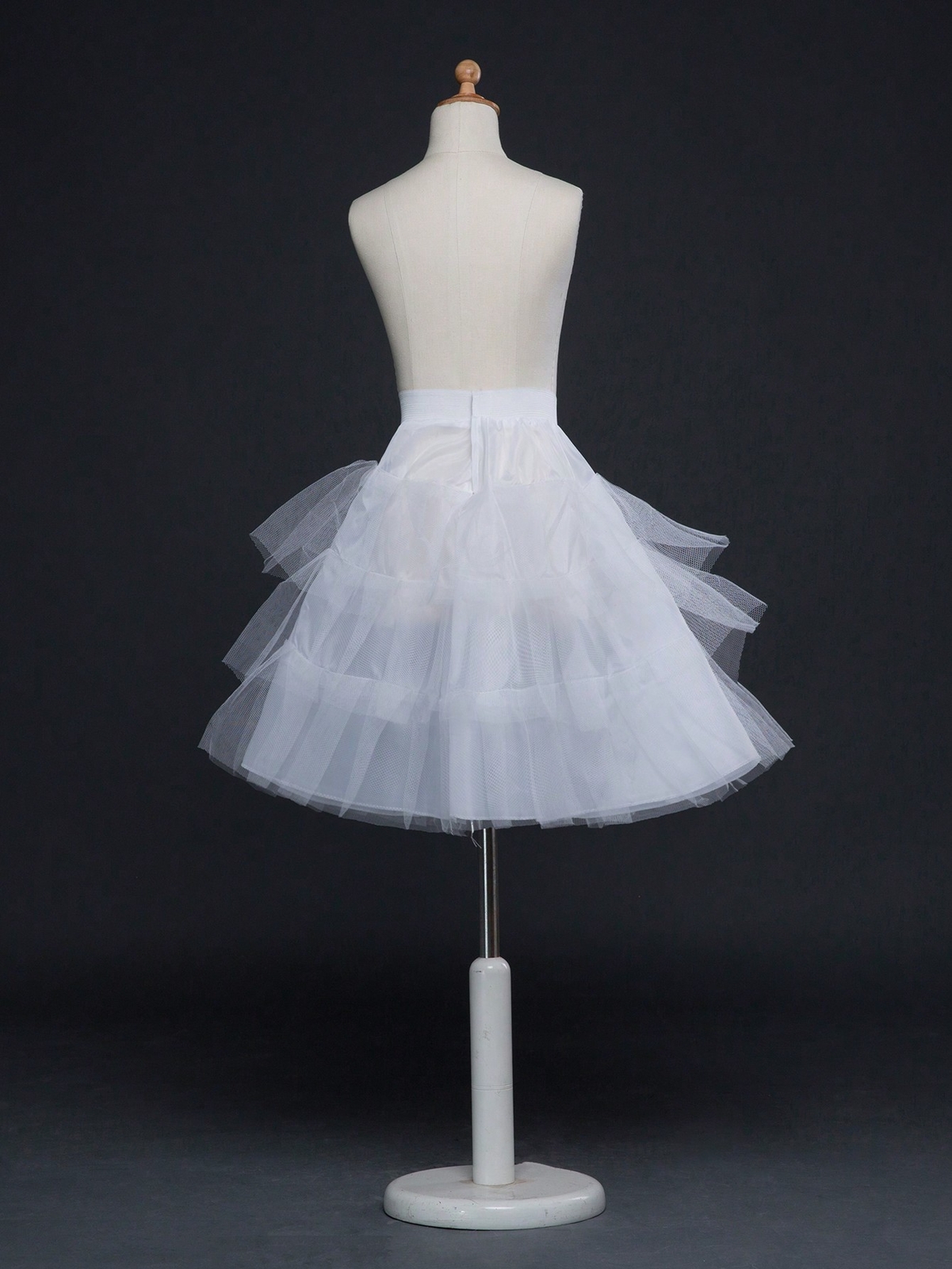 Flower Girls Petticoat with 3 Layers Slip Elastic Child's Crinoline Underskirt