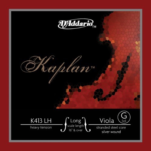 D'Addario Kaplan Viola Single G String, Long Scale, HeavyTension
