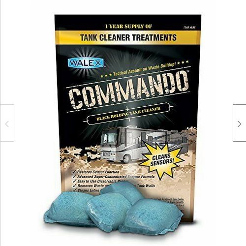 Walex CMDOBG Commando Black Holding Tank Cleaner Drop Ins 4 Pack