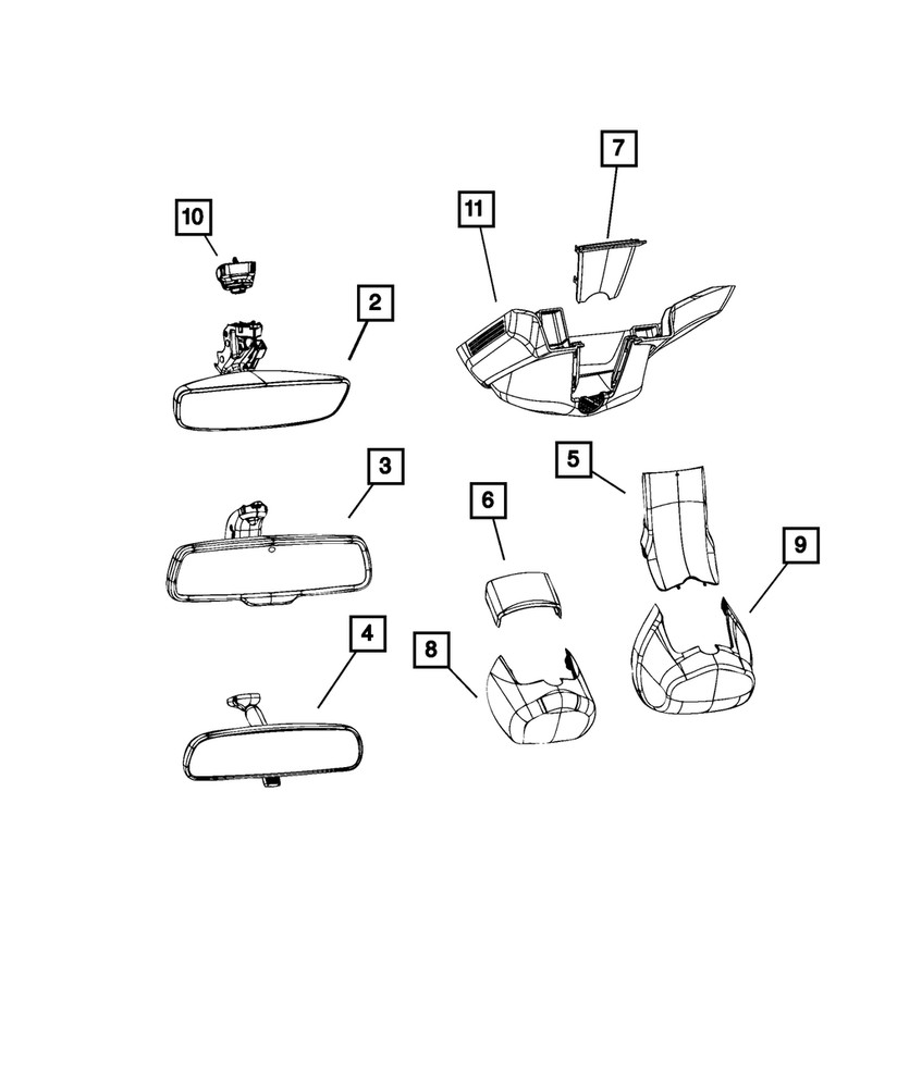 Genuine Mopar Mounting Bracket 68338659AA