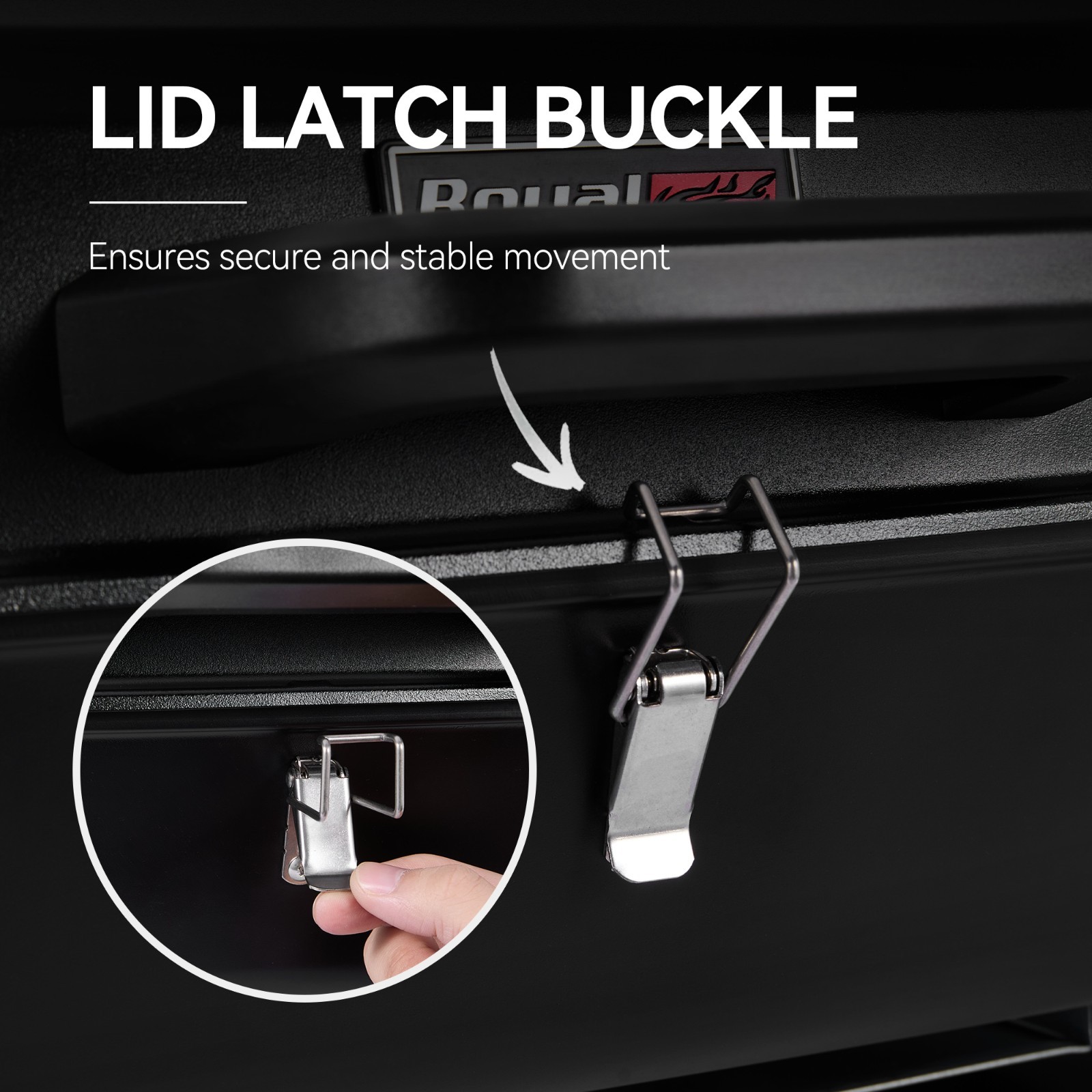 Royal Gourmet Tabletop Propane Gas Grill with Travel Locks/Folding Leg Black