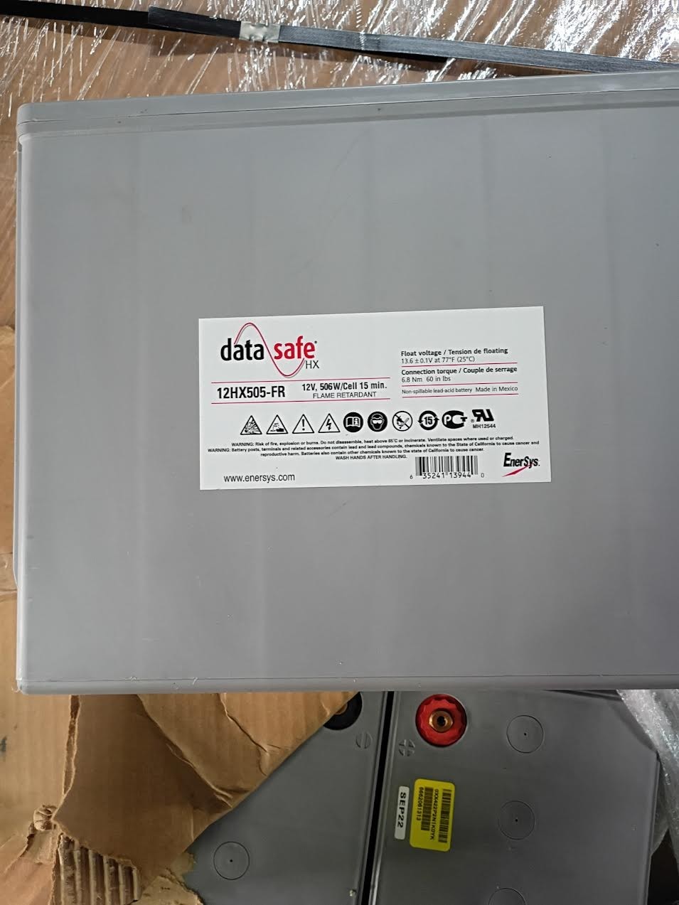 Data Safe 12HX505-FR 2022 Lead Acid Battery UPS Audio Solar