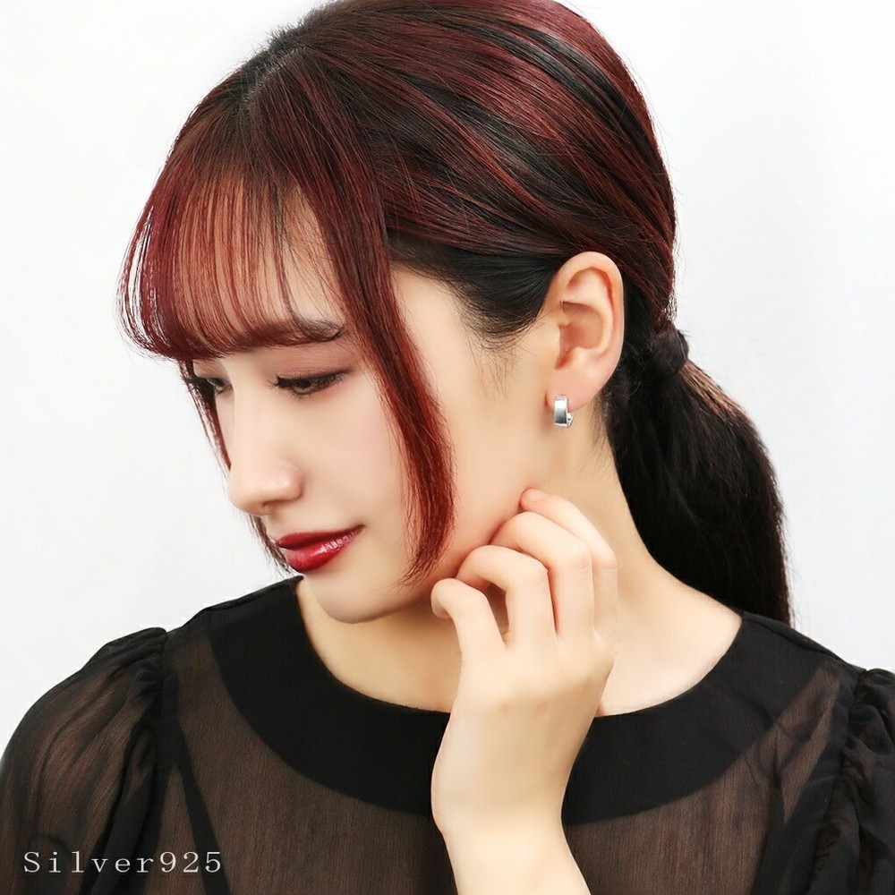 Sterling Silver 925 Square Hoop Earring, Single (One Ear)