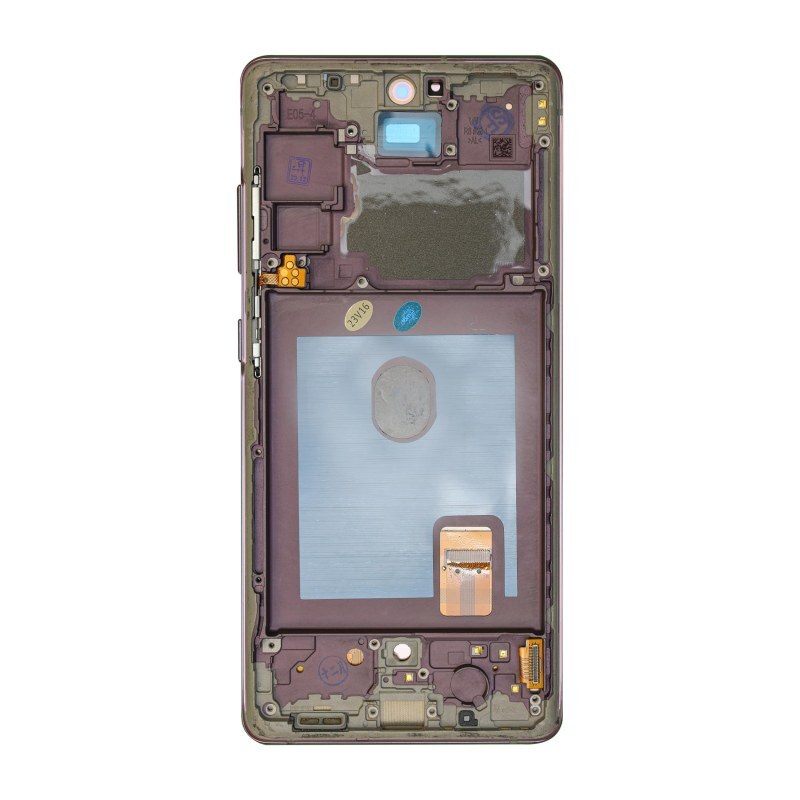 OLED Frame Assembly for Samsung Galaxy S20 FE Cloud Lavender Aftermarket Replace