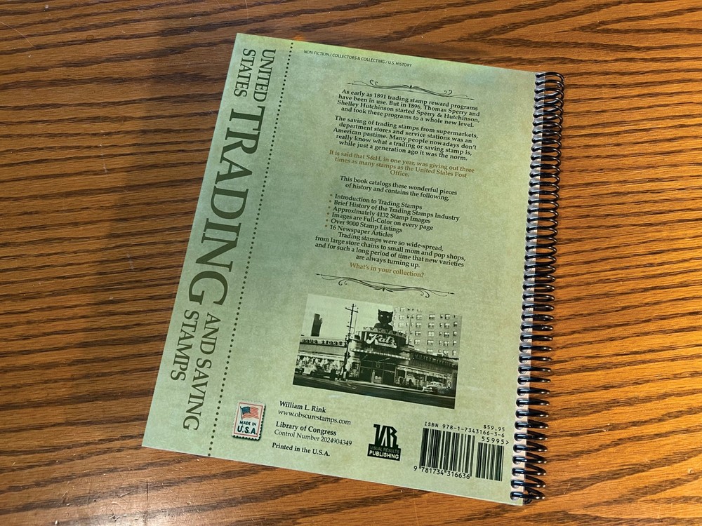 U. S. Trading & Saving Stamp Catalog & Value Guide Merchant Cinderella Book