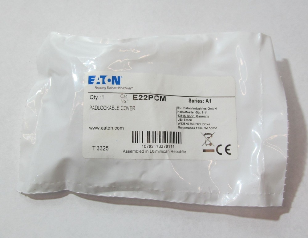 NEW EATON E22PCM PADLOCKABLE SWITCH FINGER GUARD/ COVER FOR 25MM PUSHBUTTON