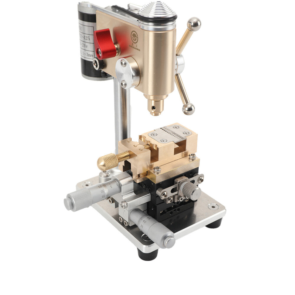 Watchmaker Precision Bench Drill Broken Screws Tool Watch Crown Punch Remove