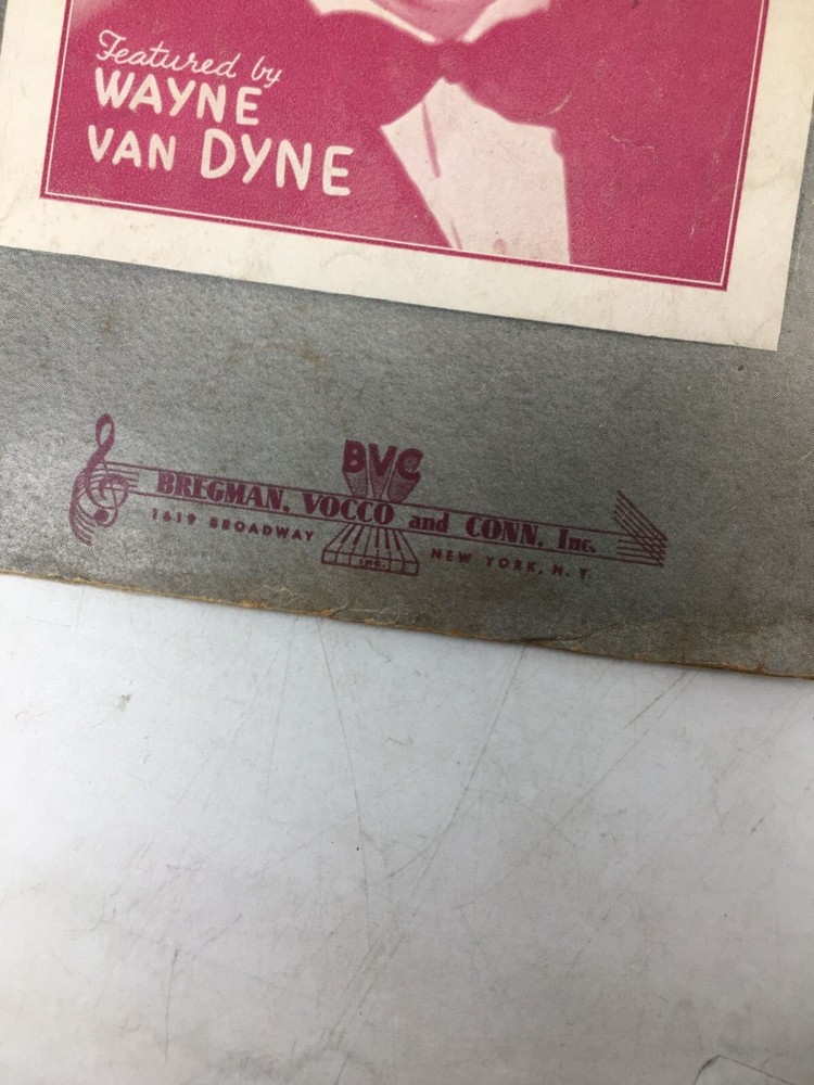 ''Darn That Dream'' Vintage Sheet Music Book
