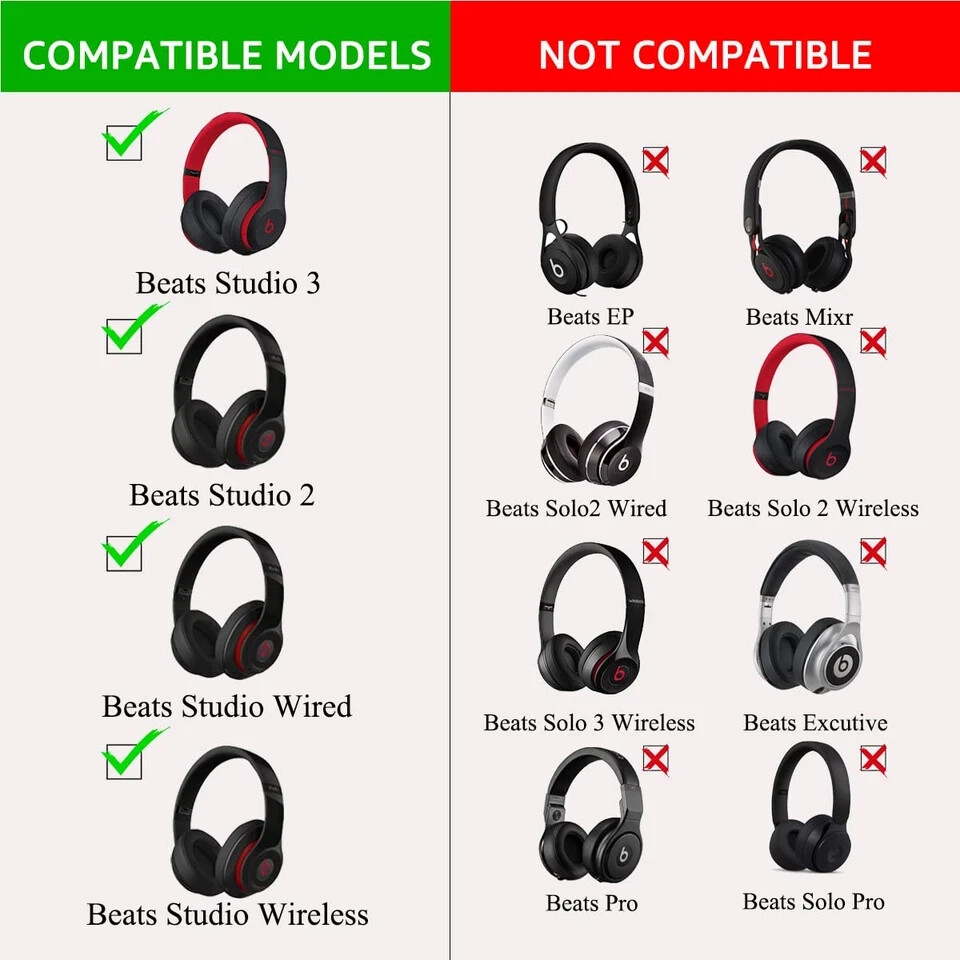 Headphone Ear Covers Replacement Beats Studio 3 Replacement Ear Pads