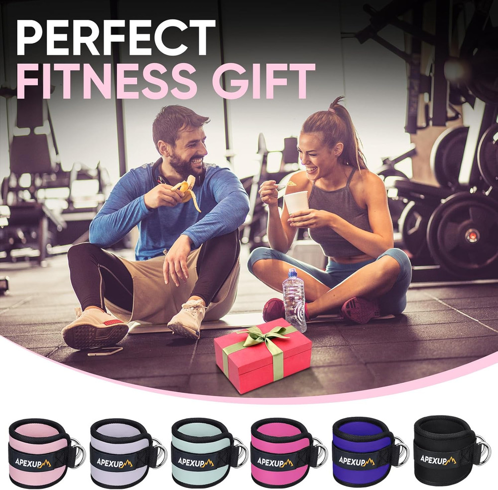Ankle Strap for Cable Machine, Ankle Resistance Bands, Cable Kick Back Ankle Str