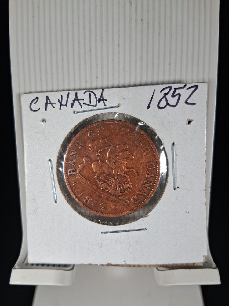 1852 CANADA 1 PENNY TOKEN