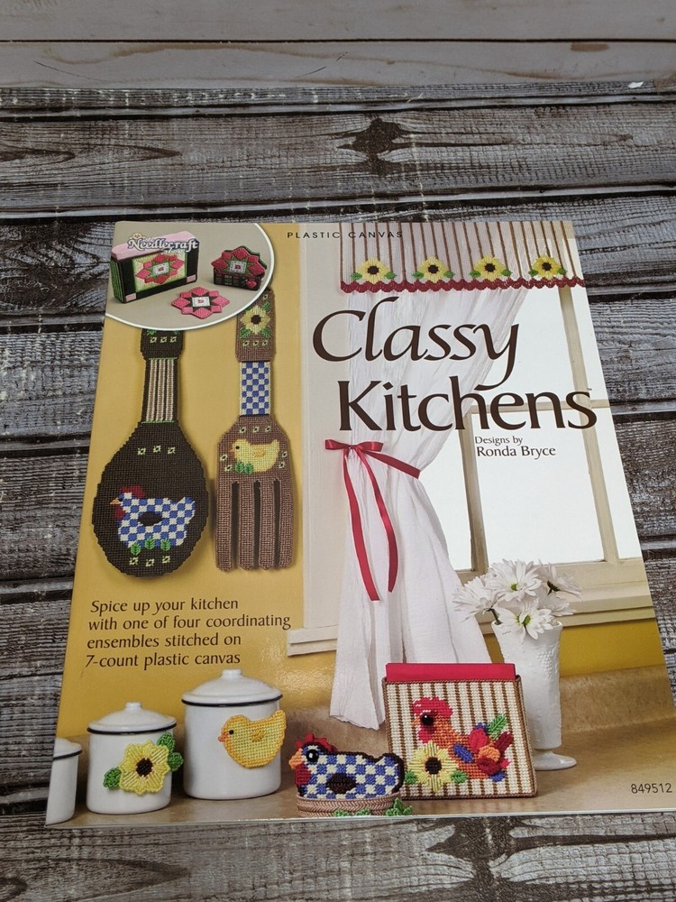 Classy Kitchens Plastic Canvas Pattern Book Ronda Bryce